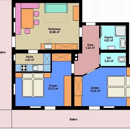 Honsnhof Lejlighed Tux